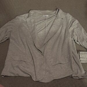 J. Jill Light Gray Knit Top